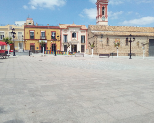 Obras de Reurbanización de la Plaza de Santiago (Castilleja de la Cuesta)
